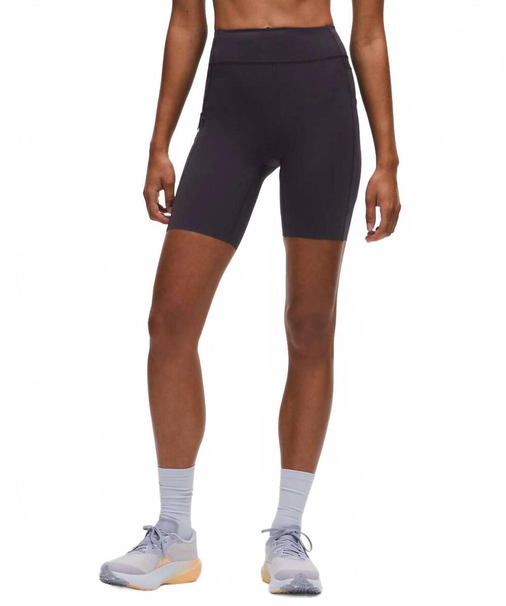 NEW LULULEMON fast and free high-rise shorts in nightmoth